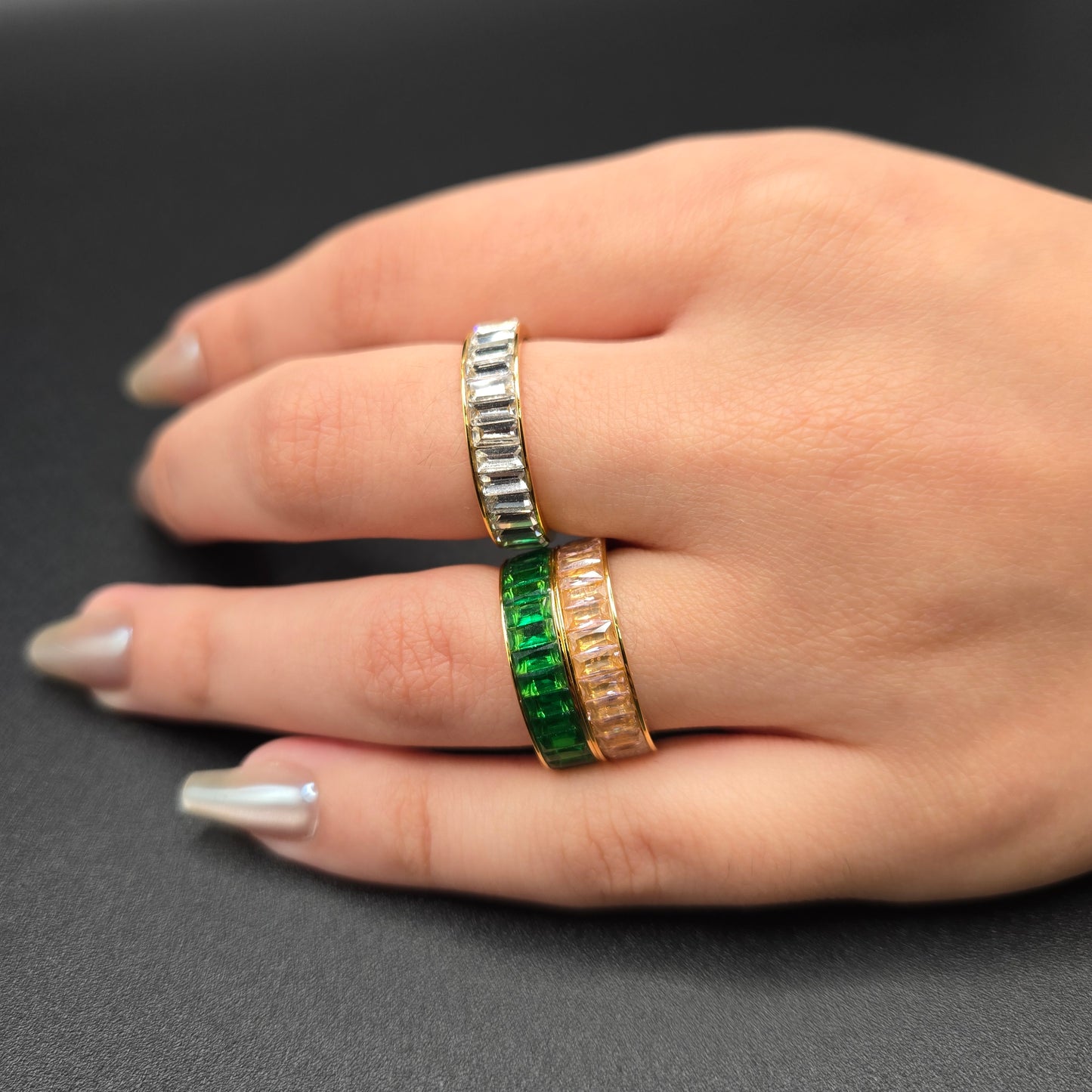 Colorfull wedding ring