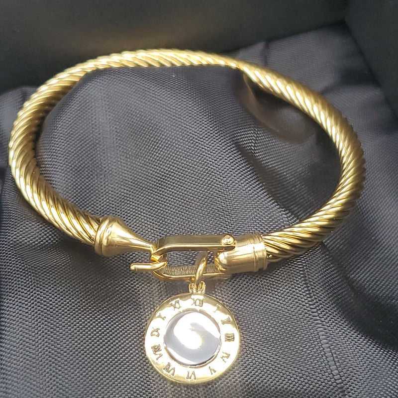 Black B*vlgari Bangle