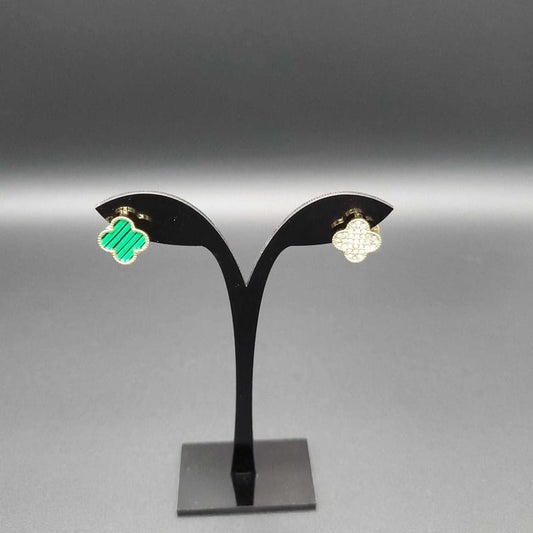 Classic Bold Clover Earring | 18K Gold Plated Siwar Gallery