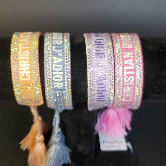 Ethereal Parisian Bracelet in Gold finish on display