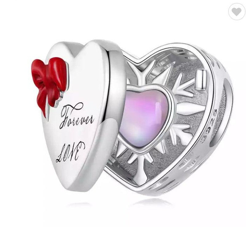925 Silver Forever love Charm