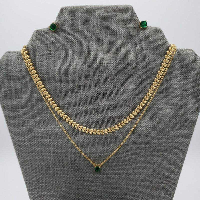 Green Stone Sets - Siwar Gallery