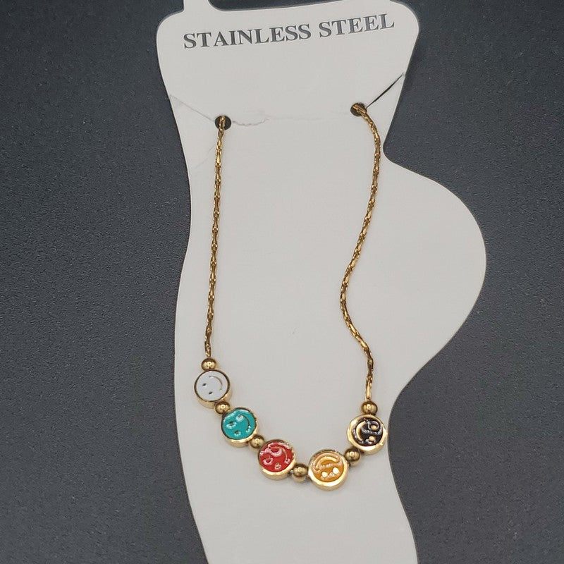 Happy Face Anklet - Siwar Gallery
