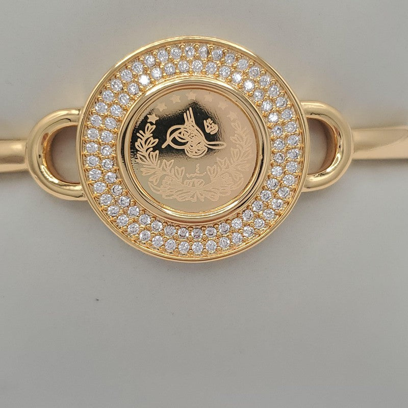 Lira Coin Bangle - Siwar Gallery