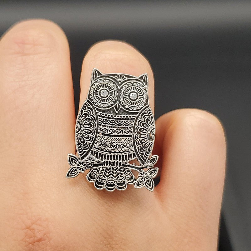 Owl Ring - Siwar Gallery