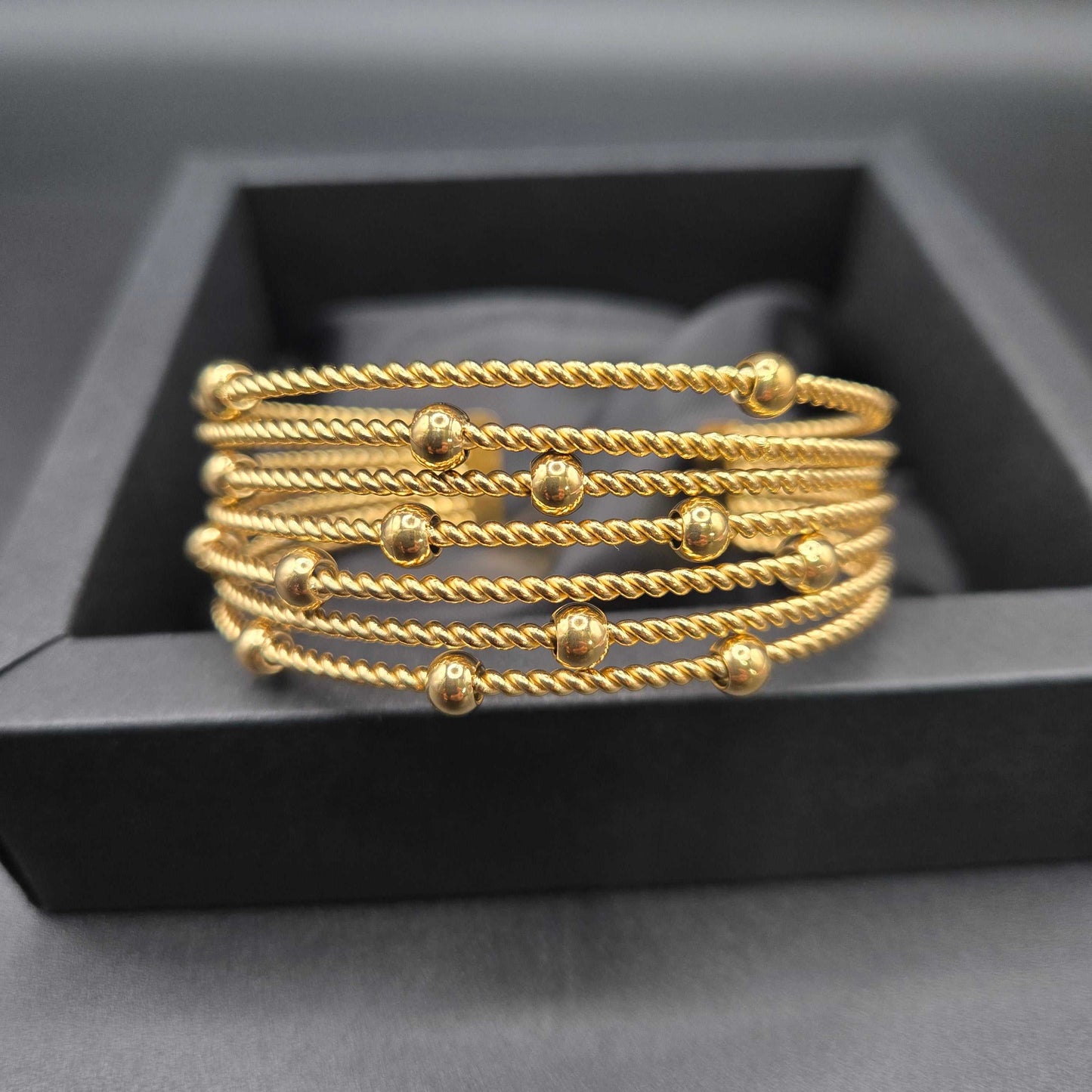 Beads Bangle cuff