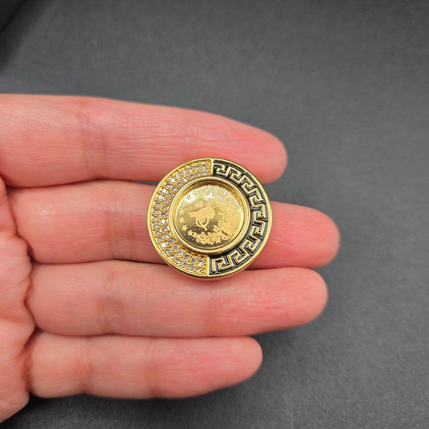 Lira coin ring