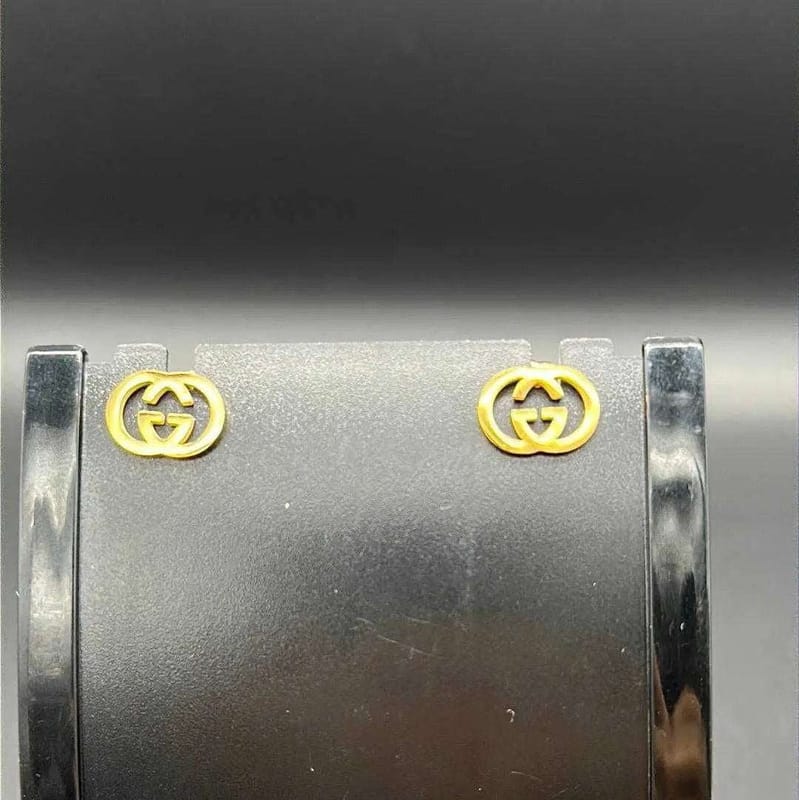 Bold Signature Earrings | 18K Gold Plated Siwar Gallery