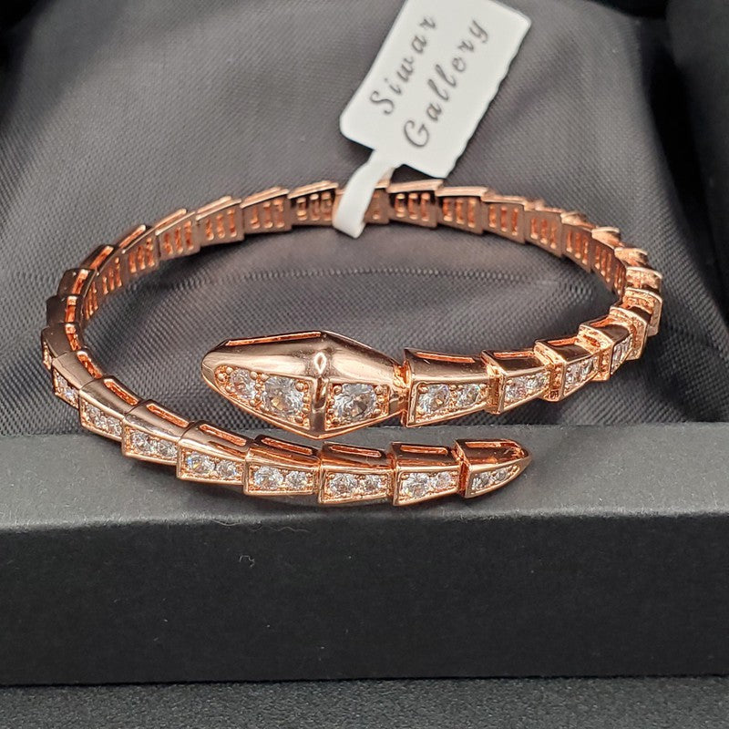 Snake Bangle - Siwar Gallery