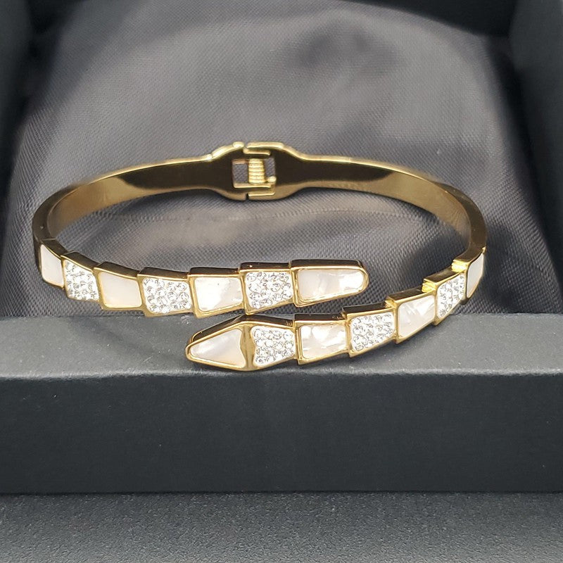 Snake Bangle - Siwar Gallery