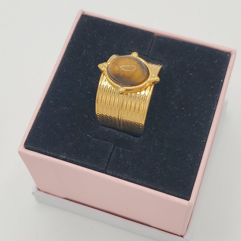 Tiger eye Ring - Siwar Gallery