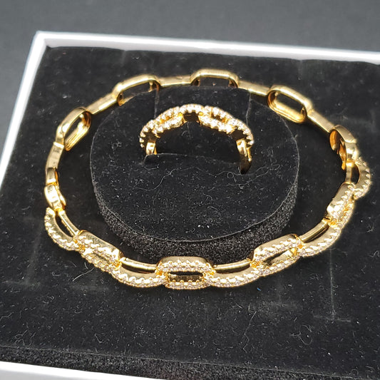 Chain Bangle Set