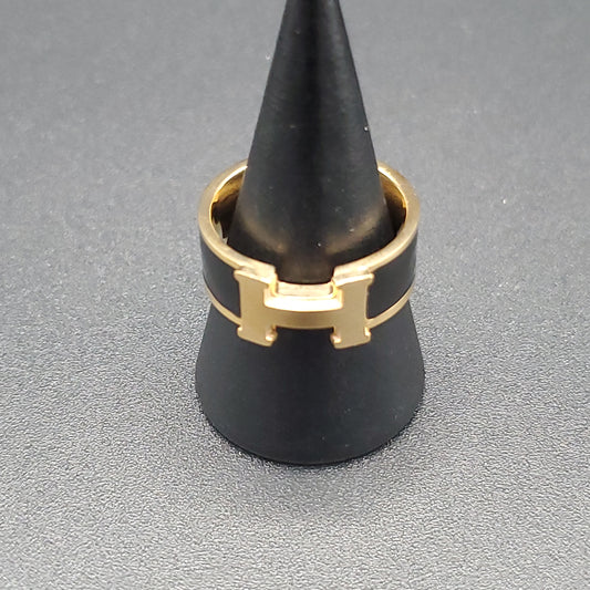 Stainless Steel He*rmes Ring