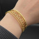 Chain Cuff Bangle & Ring Set | 18K Gold Plated