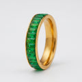 Baguette Stone Band Ring