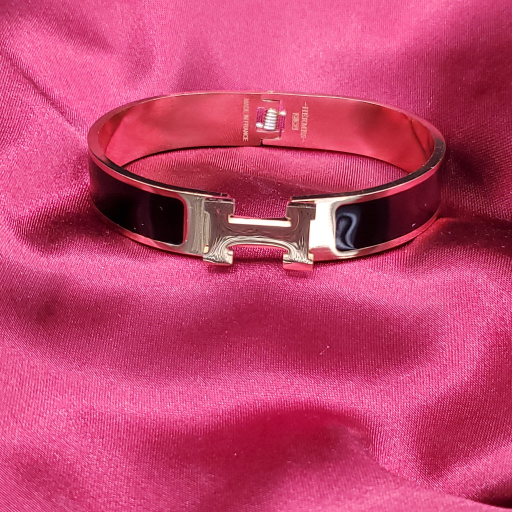 Stainless Steel He*rmes Bangle