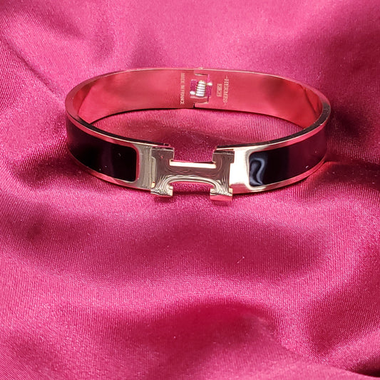 Stainless Steel He*rmes Bangle
