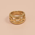 Chain Link Rope Band Ring