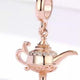 Modern Aladdin's Lamp Charm | 18K Gold Plated