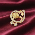 Mother Arabic Script Band Ring