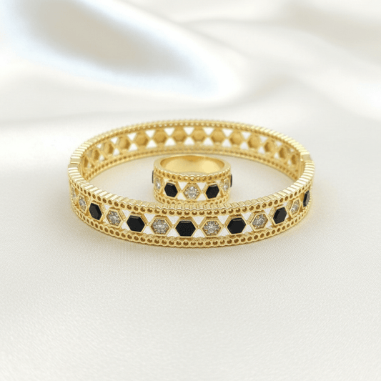 Beehive Bangle set