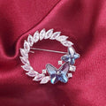 Classic Blue Butterfly Brooch