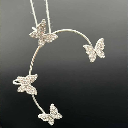 Classic Butterfly Earrings | 18K Gold Plated Siwar Gallery