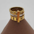 Roman Numeral Triple Stack Ring