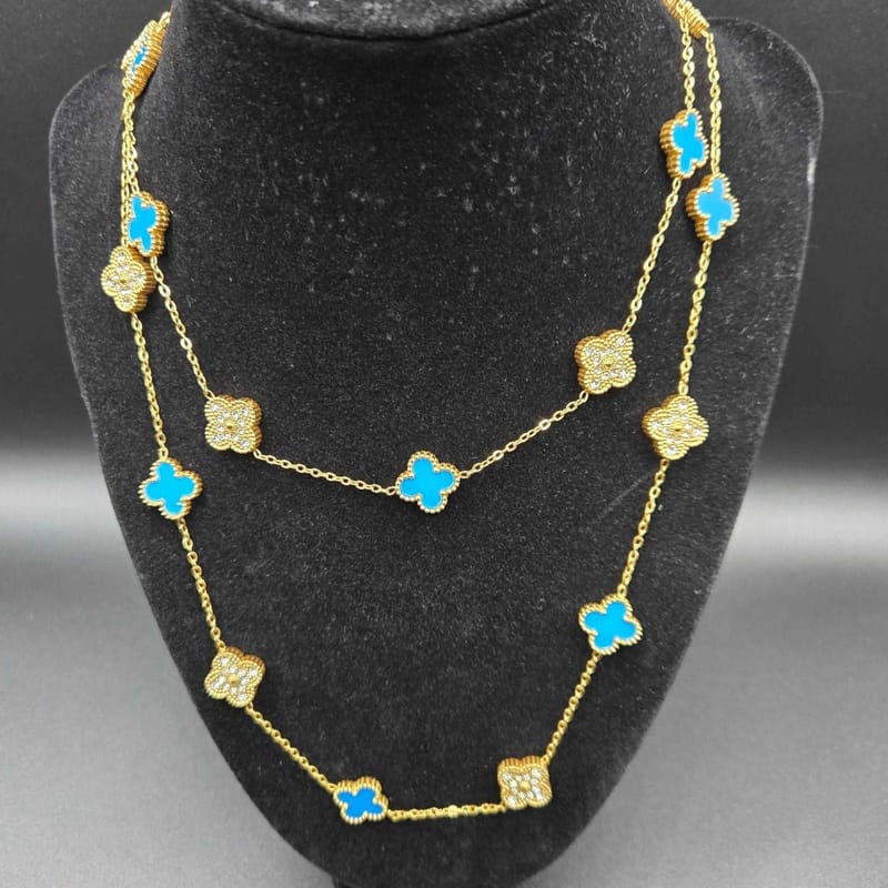Clover Clover Necklace | 18K Gold Plated Siwar Gallery