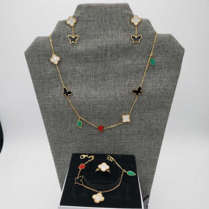 Colorful Butterfly Van C*leef Set