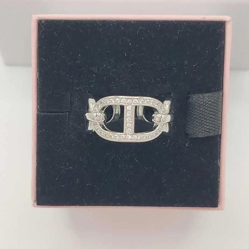 Dazzling Parisian Ring in Gold finish, with cubic zirconia stone on stones