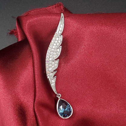 Feather Brooch