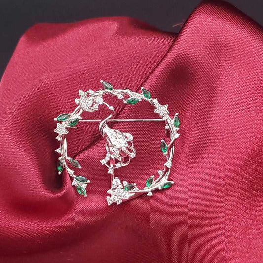 Flamingo Bird Brooch