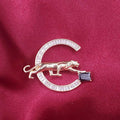 Classic Gold-plated Leopard Brooch