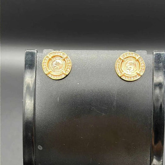 Delicate Graceful Lira Earring | 18K Gold Plated Siwar Gallery