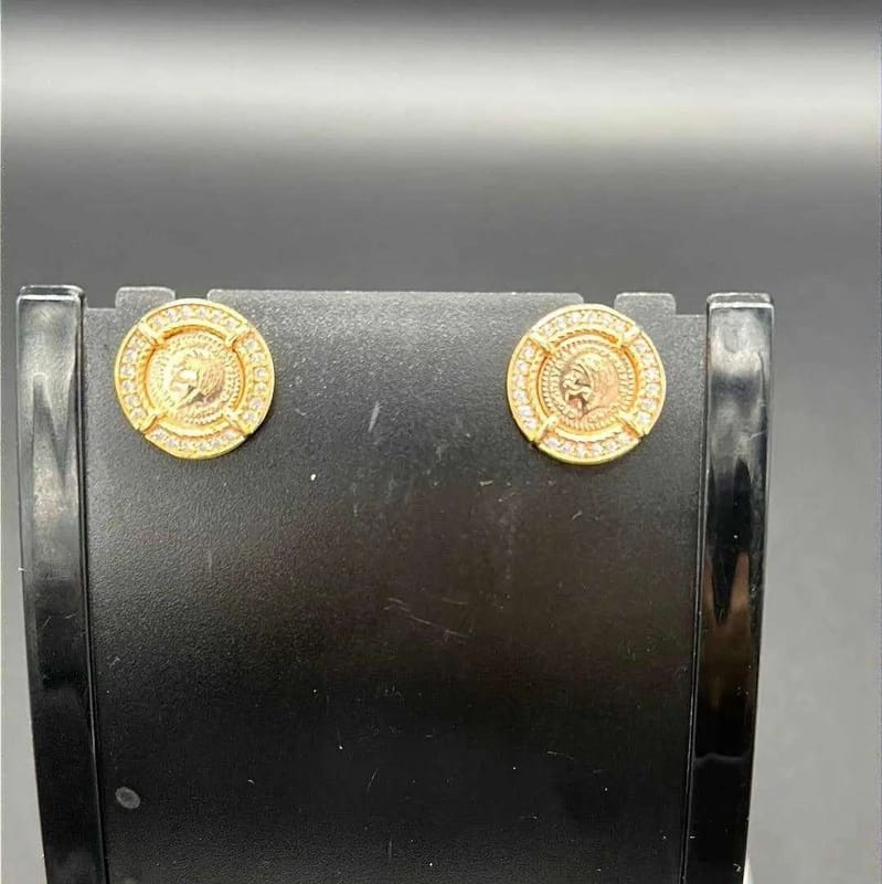 Delicate Graceful Lira Earring | 18K Gold Plated Siwar Gallery