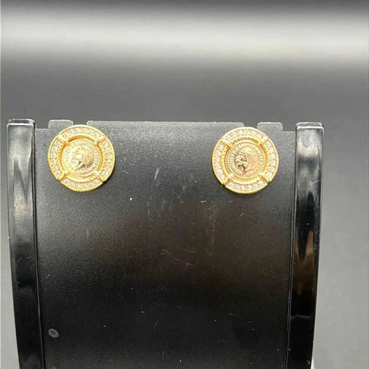 Delicate Graceful Lira Earring | 18K Gold Plated Siwar Gallery