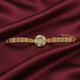 Greek Key Lira Bracelet | 21K Gold Plated