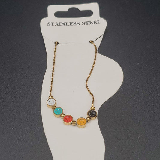 Happy Face Anklet - Siwar Gallery