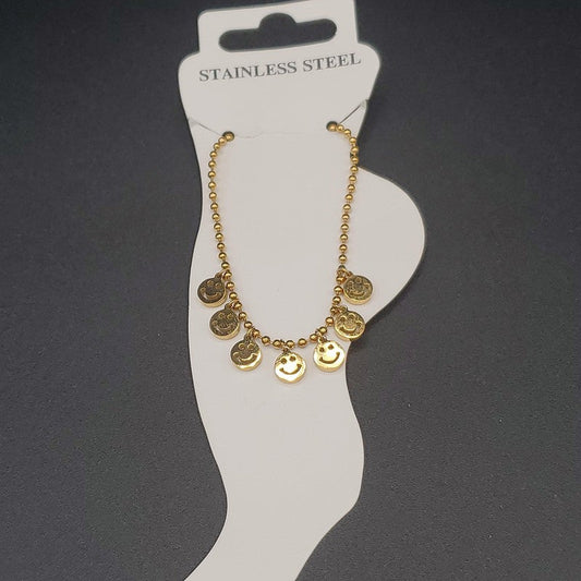 Happy Face Anklet - Siwar Gallery
