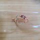 Cute Cat Charms with Pink and Clear | 18K Gold Plated