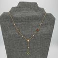 Chain Colorful Pendant Necklace