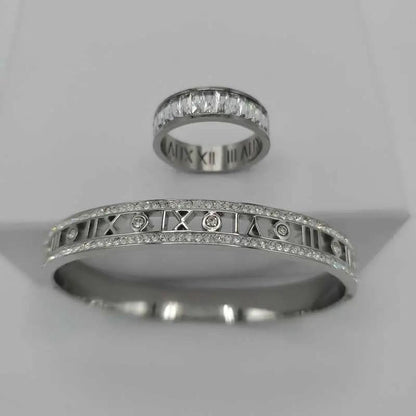 Latin number Bangle Set