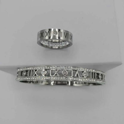 Latin number Bangle Set