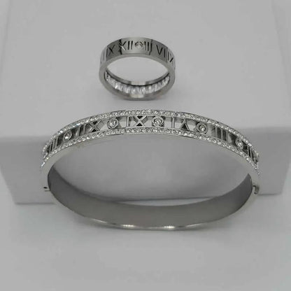 Latin number Bangle Set