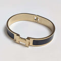 Layered H-Signature Bracelet