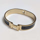 Layered H-Signature Bangle | 18K Gold Plated