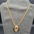 Meander Lira Coin Necklace