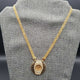 Lira Coin Pendant Necklace - Minimalist | 18K Gold Plated