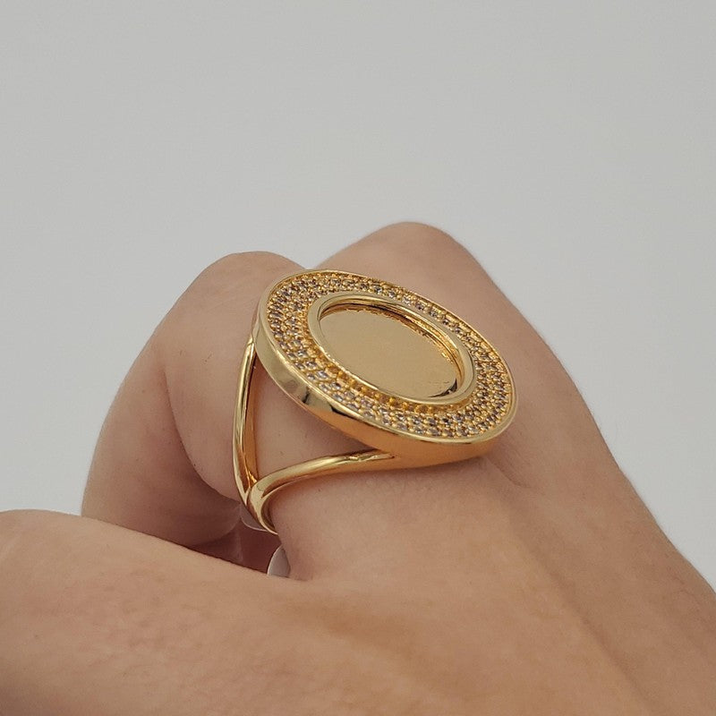Lira Coin Ring - Siwar Gallery